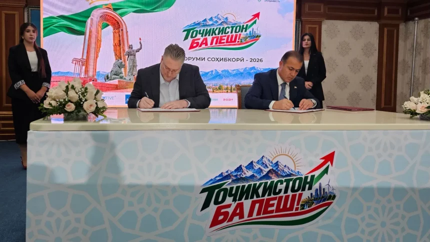 SPONSOR (SCOP) Signs Agreement with Government of Tajikistan to Advance Bankable Renewable Energy Projects